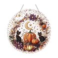 thumbnail image 6 of PLPPYFS Halloween Diamond Art Hanging Kits for Adults, Ghost Diamond Art Suncatchers, 5D DIY Acrylic Single Sided Diamond Art Window Pendant, Home Garden Wall Hanging Kits Hanging Ornament, 6 of 6