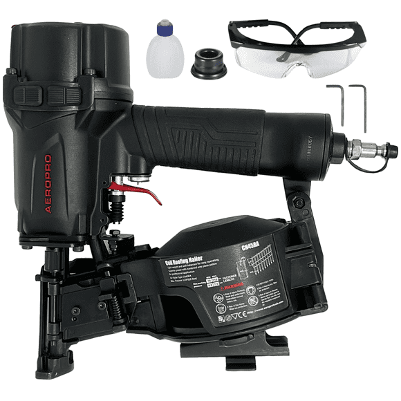 AEROPRO CN45RA 3/4 in. to 1-3/4 in. Heavy-Duty Roofing Coil Nailer