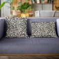 thumbnail image 2 of Plutus Granite Cheetah Embroydery Luxury Throw Pillow - Double sided 16" x 16", 2 of 2
