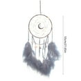thumbnail image 2 of Dreamcatcher Wind Chime Outdoor and Indoor Decor, Boho Style Garden Chime with Girly Heart Shapes, Soothing Melodic Tone Maker, Ideal Gift for Women and Girls, 2 of 6