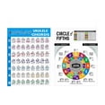 thumbnail image 2 of Ukelele Chord Chart Sticker Ukelele Music Education Guitar Chord Chart para Principiantes TamañO Grande, 2 of 8