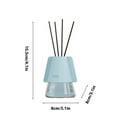 thumbnail image 2 of Neorosiri Rattan Aromatherapy Diffuser,Fireless Car Home Perfume Cup,Hotel Bathroom Decor,130ml,Odor Removal, 2 of 3