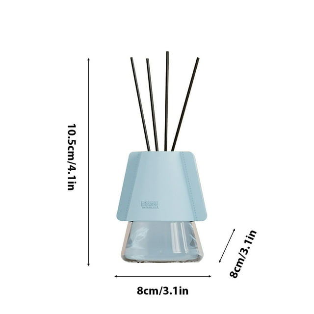 Btomtd Rattan Fireless Aromatherapy Car Home Aromatherapy Perfume Cup Hotel Bathroom Interior Deodorization 130ml, C