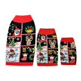 thumbnail image 3 of SOCAL LOOK Dog Christmas Sweater Acrylic Ugly Xmas Jumper with Leash Hole, Turtleneck Pet Outfit L, 3 of 11