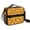 Bigfoot and Pixel Orange Pattern, variant on Bigfoot and Tree Black Pattern Bento School Insulated Lunch Bag Box with Shoulder Strap and Bottle Holder, 11" X 9.5" X 3.5"