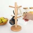 thumbnail image 1 of Xihbxyly Soporte de Madera para Tazas, Antideslizante, Desmontable, Ahorra Espacio, Práctico para El Hogar y La Oficina, Organizador de Tazas de Café, Estilo Moderno, 29 Cm de Alto X 13 Cm de Diámetr, 1 of 7