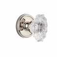 thumbnail image 4 of Grandeur Biarritz Crystal Door Knob with Georgetown Plate, 4 of 7