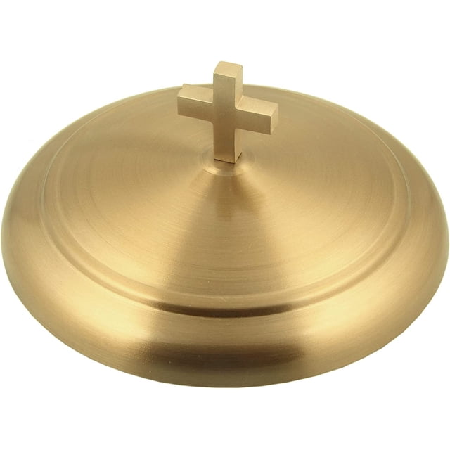 Mayur Export Stainless Steels Stainless Steel Stainless Steel Mayur Export Stainless Steel Communion Trays Lid Cup Tray Lid for Churches Mayur Export Stainless Steel Communion Supplies (Gold Matte)