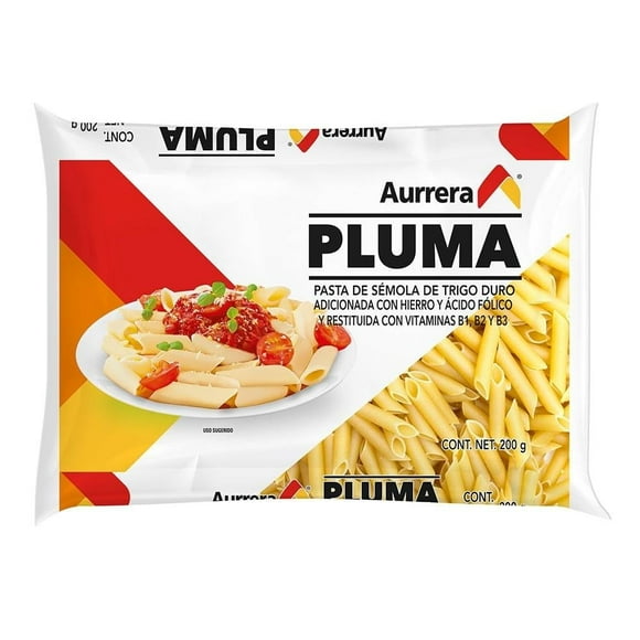 Sopa de pluma Aurrera 200 g