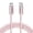 Pink, variant on Anker Zolo USB C to USB C Cable, Braided and Dirt-Free Type-C Fast Charging Cable, Slim Connector