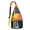 Abstract Geometry Colorful-8, variant on Fashion Chest Sling Bag French Frie Crossbody Shoulder Backpack Adjustable Lightweight Travel Hiking Casual Daypack for Women Men