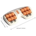 thumbnail image 3 of Portable Double Foot Massage Roller, Three Massage Techniques for Relieve Pain from Plantar Fasciitis, Tight Muscles & Sore Feet and Improved Circulation, Portable Reflexology Tool, 3 of 7