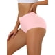 thumbnail image 4 of INSPIRAR CHIC Bragas de Mujer Elásticas de Cintura Alta Sin Forro Transpirables Ropa Interior XL Rosa Medio, 4 of 4