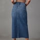 thumbnail image 5 of Falda vaquera de mujer: cintura media-alta, bolsillos, midi elástica y ajustada, informal/para fiesta, tallas S-XXL, 5 of 8