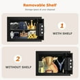 thumbnail image 4 of Bonsaii 0.6 Cubic Feet Safe Box Electronic Digital Security Money Documents Safe with Removable Shelf for Home Office Hotel, 4 of 9
