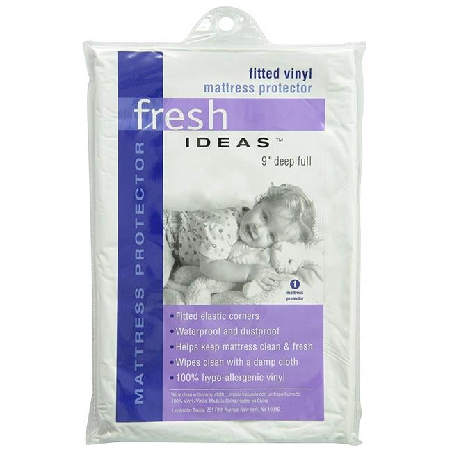 Fresh Ideas Fresh Ideas Fitted Vinyl Mattress Protector Full Size