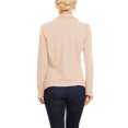 thumbnail image 4 of Moa Collection Women's Office Blazer Casual Long Sleeve Solid Open Front Design S-3XL, 4 of 5