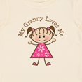 thumbnail image 4 of Inktastic My Granny Loves Me Girls Baby T-Shirt, 4 of 5