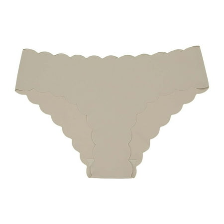 Bigersell Cotton Underwear Clearance Seamless Cheeky Underwear Women Boy Shorts Panty Style P-1173 Cotton Boyshort Panties Ladies Thong Briefs Mid Waist Women s Bikini Panties Gray L
