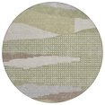 thumbnail image 2 of Addison Rugs Chantille Indoor/Outdoor Transitional Modern Sage Machine Washable Round Rug, 8' x 8', 2 of 7