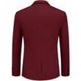 thumbnail image 3 of COOFANDY Men's Lightweight Two Button Knit Blazer - Casual Sport Coats Suit Jacket, 3 of 11
