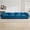Blue, variant on 150" Extra Wide Modular Cloud Sofa, 4-Seater Sectional Couch with Double-Layer High-Elastic Sponge, Breathable Chenille Fabric Comfy Upholstered Settee for Living Room