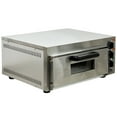 thumbnail image 2 of 1760W Stainless Steel Countertop Pizza Oven – Single Deck NSF Certified, 120V, 2 of 10