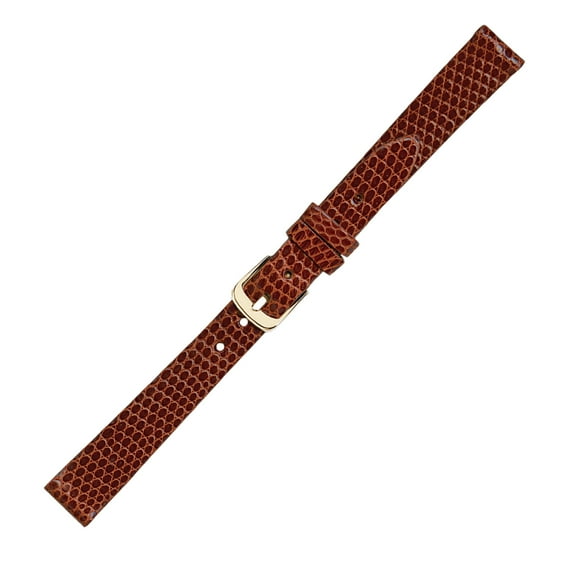 LS700 13mm Regular Tan Genuine Java Lizard Ladies Watch Band