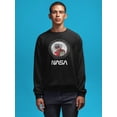 thumbnail image 2 of NASA Nasa Astronaut Badge Sweatshirt Men -NASA Designs, Male 5X-Large, 2 of 4