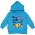 thumbnail image 2 of Inktastic When God Made Me He Said Ta-da Toddler Hoodie, 2 of 4
