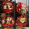 thumbnail image 3 of 10Pcs Chinese New Year Window Stickers Red Snake Brings Money Happy Spring Festival Decor Clings Lunar Chinese New Year Decorations 2025 Fu Character Window Decals, 3 of 6