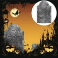 thumbnail image 3 of Halloween Tombstone Ghost Head Gravestone for Haunted House Secret Room Bar, 3 of 5