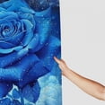 thumbnail image 3 of Pratyus Rose Stars Clouds Shower Curtain Set with Hooks, 100% Polyester, Washable, Various Sizes 69"x72, 3 of 7