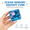 Blue, variant on Rongyun Ice Cubes Stress Ball with Seashells Inside, Slow Rise Cube Squishy Stress Relief (1.37in pink)