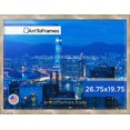 thumbnail image 3 of ArtToFrames 26.75x19.75 Inch - 68x50 CM Silver Puzzle Frame for 1000 piece Puzzles.2.25 Inch Custom Wood Puzzle Frames, Antique Silver - Comes with Economy Acrylic, 3 of 6