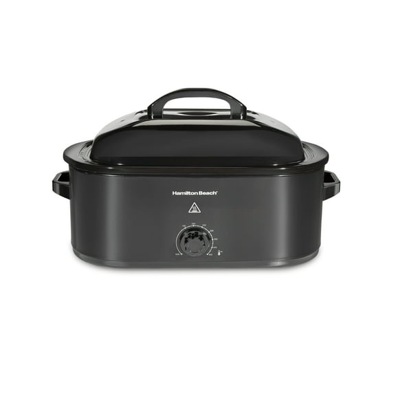 Hamilton Beach 20 Quart Electric Roaster Oven with Removable Pan, Black