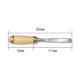 thumbnail image 3 of Juego de 12 herramientas de cincel de mano para tallar madera en bolsa de almacenamiento, herramientas profesionales para trabajar la madera Botao, 3 of 4