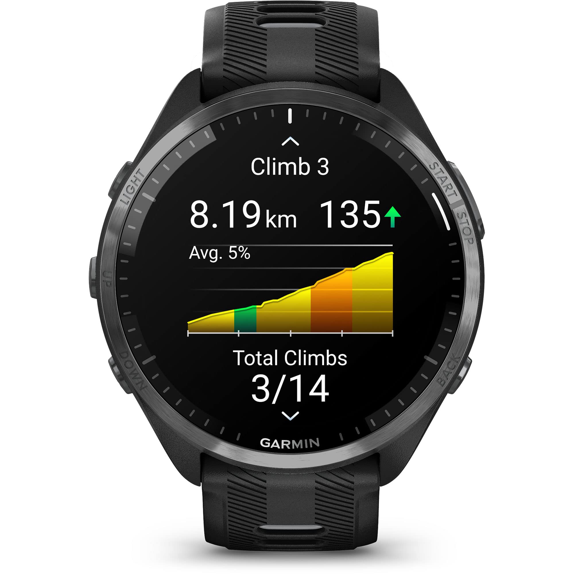 Garmin Forerunner® 965 Running Smartwatch, Colorful AMOLED Display, Training Metrics and Recovery Insights, Black and Powder Gray - image 4 of 5
