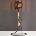 thumbnail image 2 of Girl Shape Candlestick Decorative Candlestick Exquisite Iron Candlestick Abstract Character Candlestick with Hemp Rope Detachable Frame for Bedroom Office Coffee Shop, 2 of 4