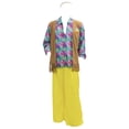 thumbnail image 3 of Hauntlook Groovy Hippie Men's Halloween Costume 60's Hazy Psychedelic & Funky Outfit, 3 of 6