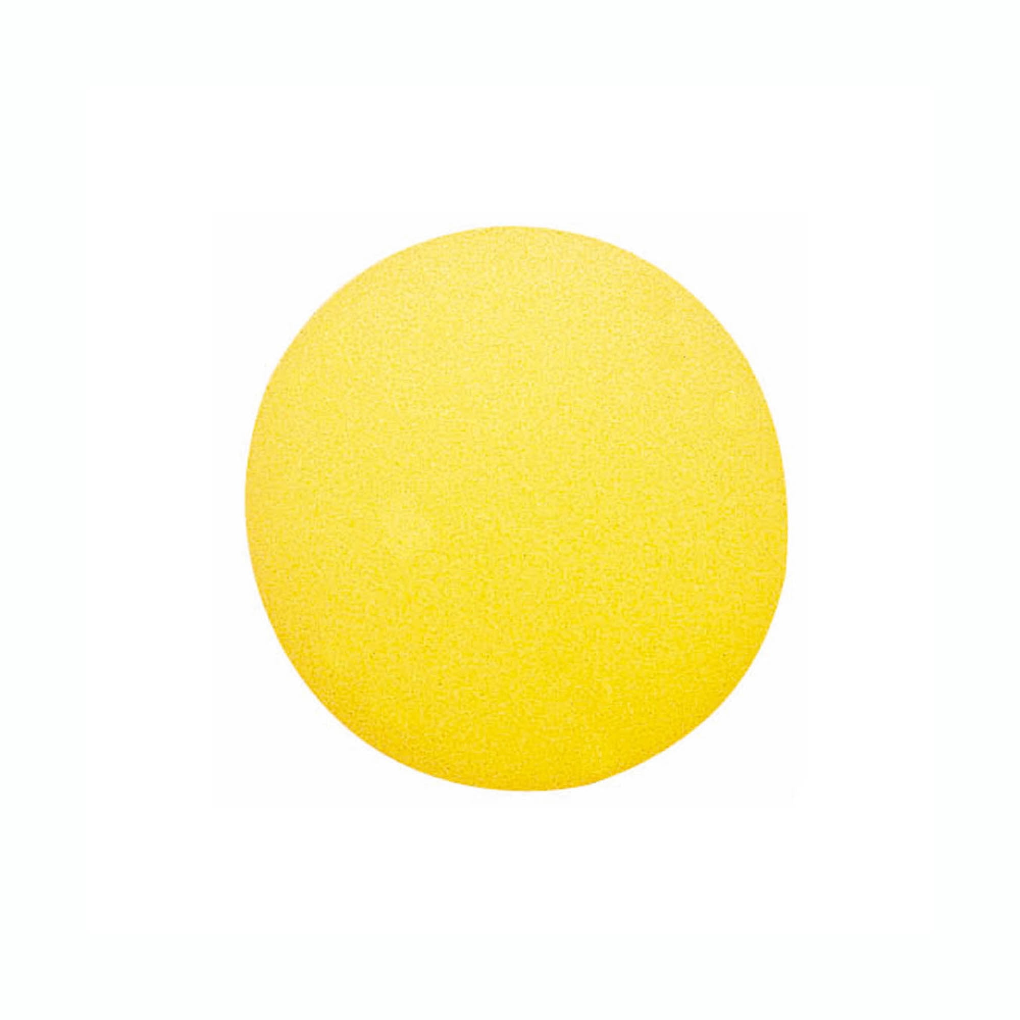 Uncoated Foam Ball, 4Inch, Yellow, Pack of 12