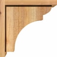 thumbnail image 3 of 8"W x 12"D x 12"H Yorktown Rough Sawn Corbel w/Backplate, Western Red Cedar, 3 of 9