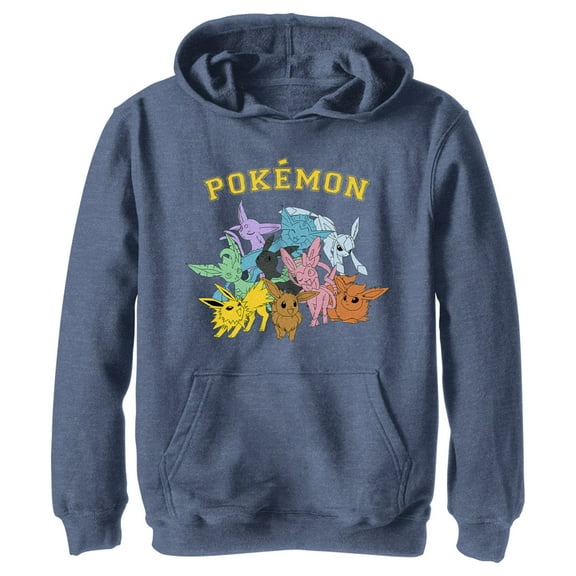 Pokemon Eeveelutions Boys' Graphic Pullover Hoodie,