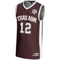 thumbnail image 2 of Youth GameDay Greats #12 Maroon Texas A&M Aggies Basketball Lightweight Fashion Jersey, 2 of 4
