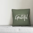 thumbnail image 2 of Creative Products So very Grateful Green 16x16 Spun Poly Pillow, 2 of 2