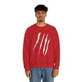 thumbnail image 5 of Effete Feline Claw Marks Scratch Unisex Heavy Blend™ Crewneck Sweatshirt, 5 of 11