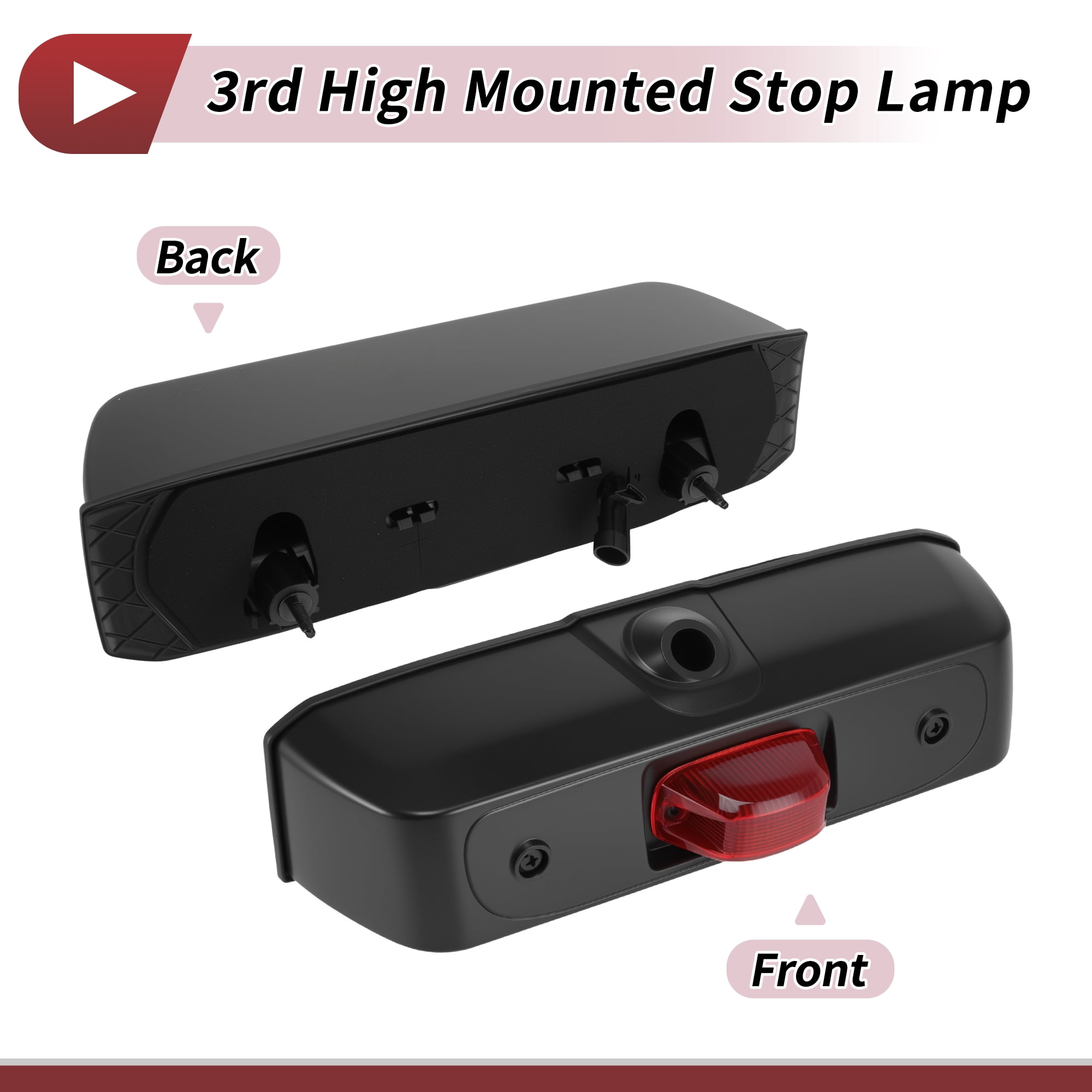 Unique Bargains LED Third Brake Light for Ram ProMaster 1500 2500 3500 2014-2022