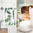 thumbnail image 7 of Leaf Green Leaves Cotton Face Towels Soft Hand Towel Absorbent Bathroom Towel for Kitchen Hotel Decoration, 7 of 7