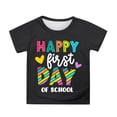 thumbnail image 3 of LILIYA Back To School Shirt Kids Kindergarten Pre K First Grade Trendy Graphic Short Sleeve T-Shirt Toddler Girl Summer Clothes, 3 of 5