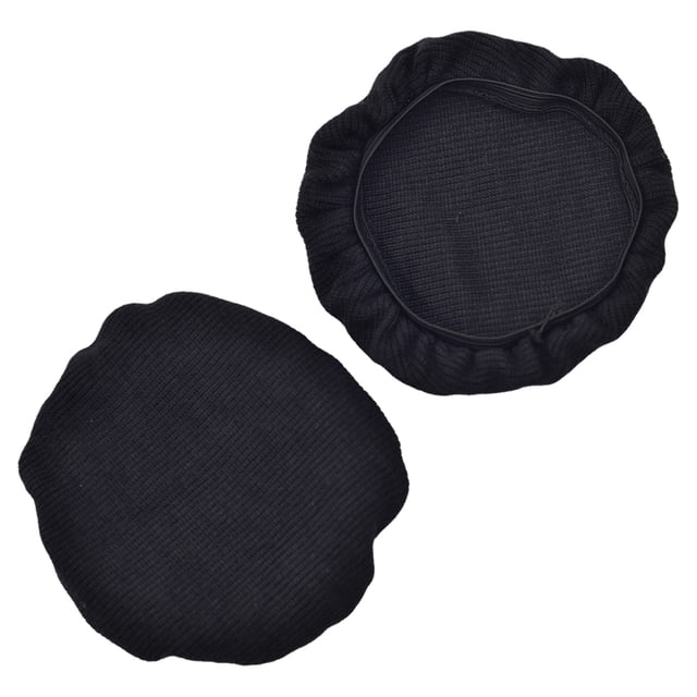 EXHUMKY 2Ud Protectores Para Almohadillas De Auriculares Negros De Ajuste Universal